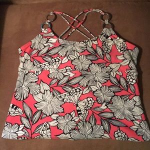 SandNSun XL 16/18 ladies floral swim top